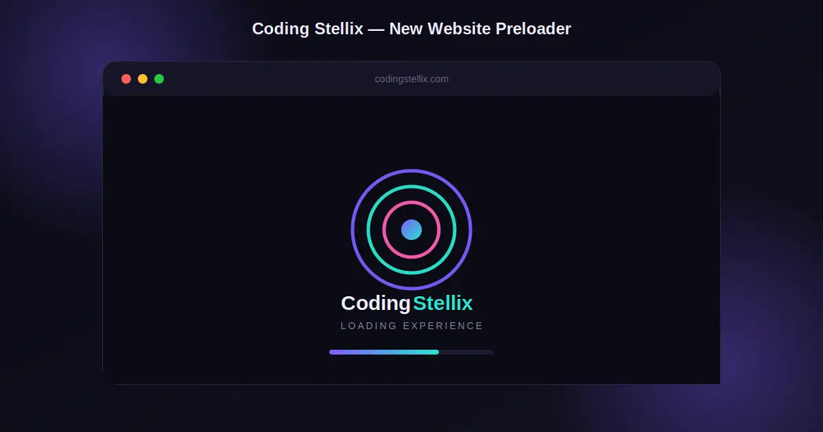How to Create a Website Preloader Using HTML and CSS