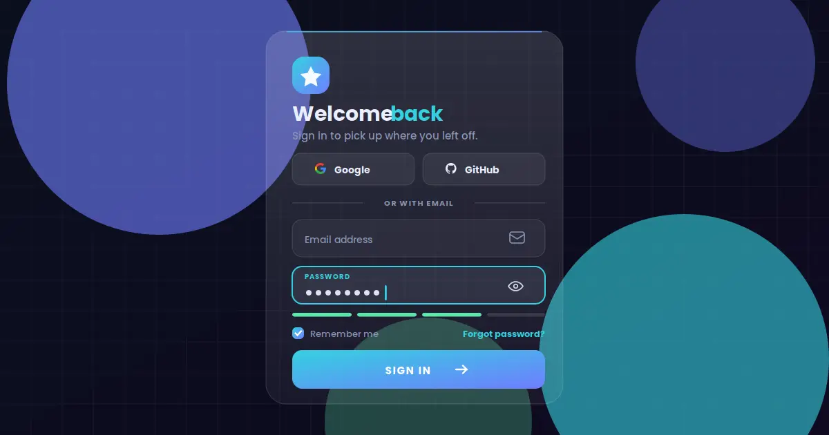 How to Create a Modern Login Form with HTML, CSS & JS